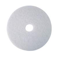 Tampon de polissage pour planchers, 17", Polissage, Blanc Les Distributions ICE