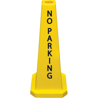 "No Parking" Lamba Traffic Cones, English Les Distributions ICE
