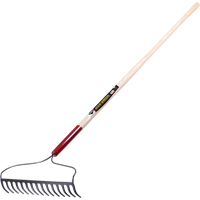Pro Bow Rake, Wood Handle, 60" L, 16" Blade, 15 Tines Les Distributions ICE