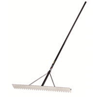 Pro Asphalt Rake, 36" W, Aluminum Blade, 28 Tines Les Distributions ICE
