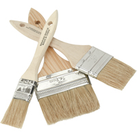 Chip Paint Brush, White China, Wood Handle, 1" Width Les Distributions ICE