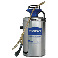 Vaporisateur professionnel s&eacute;rie premi&egrave;re qualit&eacute;, 2 gal. (7,6 L), Acier inoxydable, Lance de 12" Les Distributions ICE