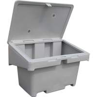 Salt Sand Container SOS, With Hasp, 42" x 29" x 30", 11 cu. Ft., Grey Les Distributions ICE