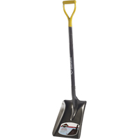 Alpine All-Purpose Square Point Shovel, Ashwood, Steel Blade, D-Grip Handle, 34-3/4" Long Les Distributions ICE