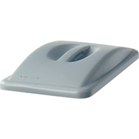Slim Jim&reg; Handle Top, Flat Lid, Plastic, Fits Container Size: 20-3/8" x 11-5/16" Les Distributions ICE