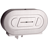 Twin Jumbo Toilet Paper Dispenser, Multiple Roll Capacity Les Distributions ICE