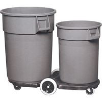 Socle roulant Tandem Brute, Noir Les Distributions ICE