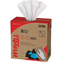 Chiffons X60 WypAll, Tout usage, 16-3/4" lo x 8-3/8" la Les Distributions ICE