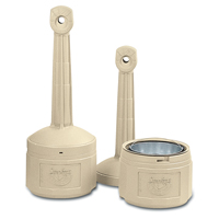 Cendriers Smoker's Cease-Fire, Sur pied, Plastique, Capacit&eacute; 4 gal. US, Hauteur 38-1/2" Les Distributions ICE