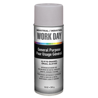 Industrial Work Day Paint, Grey, Very Flat, 10 oz., Aerosol Can Les Distributions ICE
