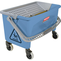 Seau pour vadrouille de finition en microfibres, Capacit&eacute; de 10.75 gal. US (43 pintes), Bleu Les Distributions ICE