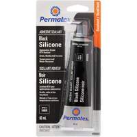Scellant adh&eacute;sif RTV, 80 ml, Tube, Noir Les Distributions ICE