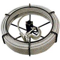 Assemblage de c&acirc;ble de 66' JGP-150A 1-1/2 tonne pour chariot-palans JET Les Distributions ICE