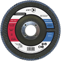 POWERBLEND Flap Disc, 5" x 7/8", Type 29, Z40 Grit, Zirconia Alumina Les Distributions ICE
