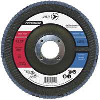 PowerBlend Flap Disc, 7" x 7/8", Type 29, Z40 Grit, Zirconia Alumina Les Distributions ICE