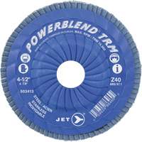 POWERBLEND TRM Trimmable Flap Disc, 5" x 7/8", Type 29, Z60 Grit, Zirconia Alumina Les Distributions ICE