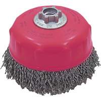Brosse-boisseau &agrave; fils ondul&eacute;s MAXI-CRIMPED de premi&egrave;re qualit&eacute; Les Distributions ICE
