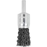 Brosse &agrave; fils cr&ecirc;p&eacute;s mont&eacute;e sur mandrin E050-20, 1/2", Fils 0,02", Tige 1/4" Les Distributions ICE