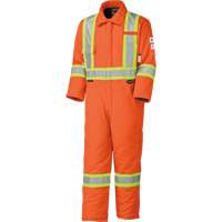 5532A Combinaison de s&eacute;curit&eacute; &agrave; haute visibilit&eacute; ignifuge et anti-arcs &eacute;lectriques, Taille 2T-Grand, Orange haute visibilit&eacute;, 58 cal/cm² Les Distributions ICE