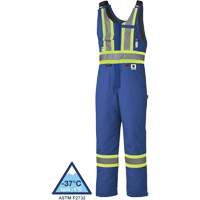 5524A Combinaison de s&eacute;curit&eacute; matelass&eacute;e ignifuge &agrave; haute visibilit&eacute;, 2T-Grand, Bleu royal Les Distributions ICE