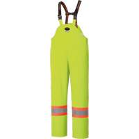 5895 High Visibility Flame Resistant Waterproof Bib Pants, 2X-Large, High Visibility Lime-Yellow Les Distributions ICE