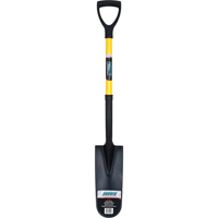 Drain Spade Shovels, Tempered Steel, 16" x 6" Blade, 28-1/2" L, D-Grip Handle Les Distributions ICE