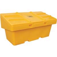 Salt Sand Container SOS, With Hasp, 72" x 36" x 36", 36 cu. Ft., Yellow Les Distributions ICE