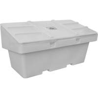 Salt Sand Container SOS, With Hasp, 72" x 36" x 36", 36 cu. Ft., Grey Les Distributions ICE