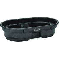 Stock Tank, 40" D x 51.6" W x 12" H, 400 lbs. Capacity, Black Les Distributions ICE