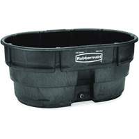 Stock Tank, 39" D x 58" W x 25" H, 1200 lbs. Capacity, Black Les Distributions ICE