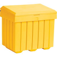 Conteneur d'entreposage &eacute;conomique pour sel/sable, 32" x 23" x 27-1/2", 10 pi³, Jaune Les Distributions ICE