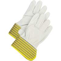 Classic Fitter Gloves, Large, Grain Cowhide Palm, Fleece Inner Lining Les Distributions ICE