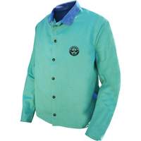 Veste de soudage Gander Brand Banox FR, Coton/Cuir, 2T-Grand, Vert Les Distributions ICE