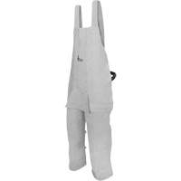 Tablier de soudage en cuir, Salopette &agrave; jambes fendues, Gris perle Les Distributions ICE