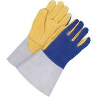 TIG Welder Gloves with 5.5" Cuff, Grain Deerskin, Size 10 Les Distributions ICE