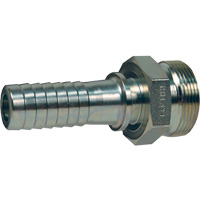 Boss Spud x Hose Shank, Steel, 2" Les Distributions ICE