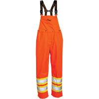 Salopette 300 deniers Journeyman, Polyester, Grand, Orange haute visibilit&eacute; Les Distributions ICE