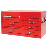 Coffre sup&eacute;rieur de s&eacute;rie PRO+, 42" la, 9 tiroirs, Rouge Les Distributions ICE