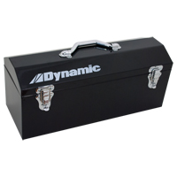 Hip Roof Tool Box, 7" D x 19" W x 7-1/2" H, Black Les Distributions ICE