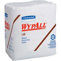 WypAll&reg; L20 Single-Use Towels, All-Purpose, 12-1/2" L x 12" W Les Distributions ICE