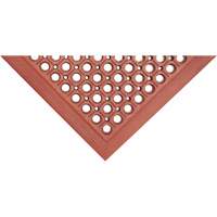Tapis de s&eacute;rie Competitor, &agrave; fentes, 3' x 5' x 7/8", Orange, Caoutchouc naturel Les Distributions ICE