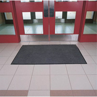 Poly-Tuft Matting, Wiper, 4' x 6' x 5/16", Charcoal Les Distributions ICE