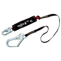 PRO Shock-Absorbing Lanyard, 6', Snap Hook Center, Snap Hook Leg Ends, Kevlar&reg; Les Distributions ICE