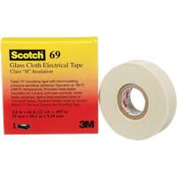 Ruban en tissu de verre Scotch, 19 mm (3/4") la x 20 m (66') lo, 7 mils, Blanc Les Distributions ICE
