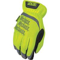 FastFit&reg; High-Visibility Work Gloves, Synthetic Palm, Size Medium/9 Les Distributions ICE