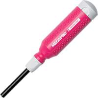 Original Pink 15-in-1 Multi-Bit Screwdriver, 8-37/50" L, Textured Handle Les Distributions ICE