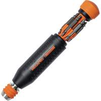 Original MEGALOK 15-in-1 Multi-Bit Screwdriver, 6-3/10" L, Textured Handle Les Distributions ICE