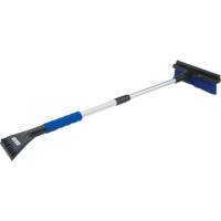 Snow Brush, Telescopic, Polypropylene Blade, 32-1/2" Long, Blue Les Distributions ICE