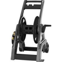 Foldable Hose Reel Cart, 175', Aluminum/Poly-Plastic Les Distributions ICE