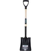 Square Point Shovel, Hardwood, Tempered Steel Blade, D-Grip Handle, 29" Long Les Distributions ICE